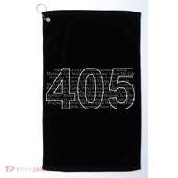 Oklahoma City And Its Suburbs Area Code 405 Cities Golf Towel thumb 0