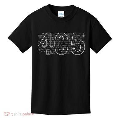 Oklahoma City And Its Suburbs Area Code 405 Cities Kids T-Shirt