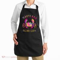 Ocean City Blue Crab Tie Dye Maryland Maryland Vacation Apron thumb 2