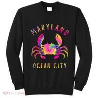 Ocean City Blue Crab Tie Dye Maryland Maryland Vacation Sweatshirt thumb 0