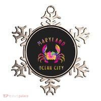 Ocean City Blue Crab Tie Dye Maryland Maryland Vacation Ornament thumb 0