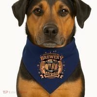 Original Craft Beer Brewery USA-Made Doggie Bandana thumb 1