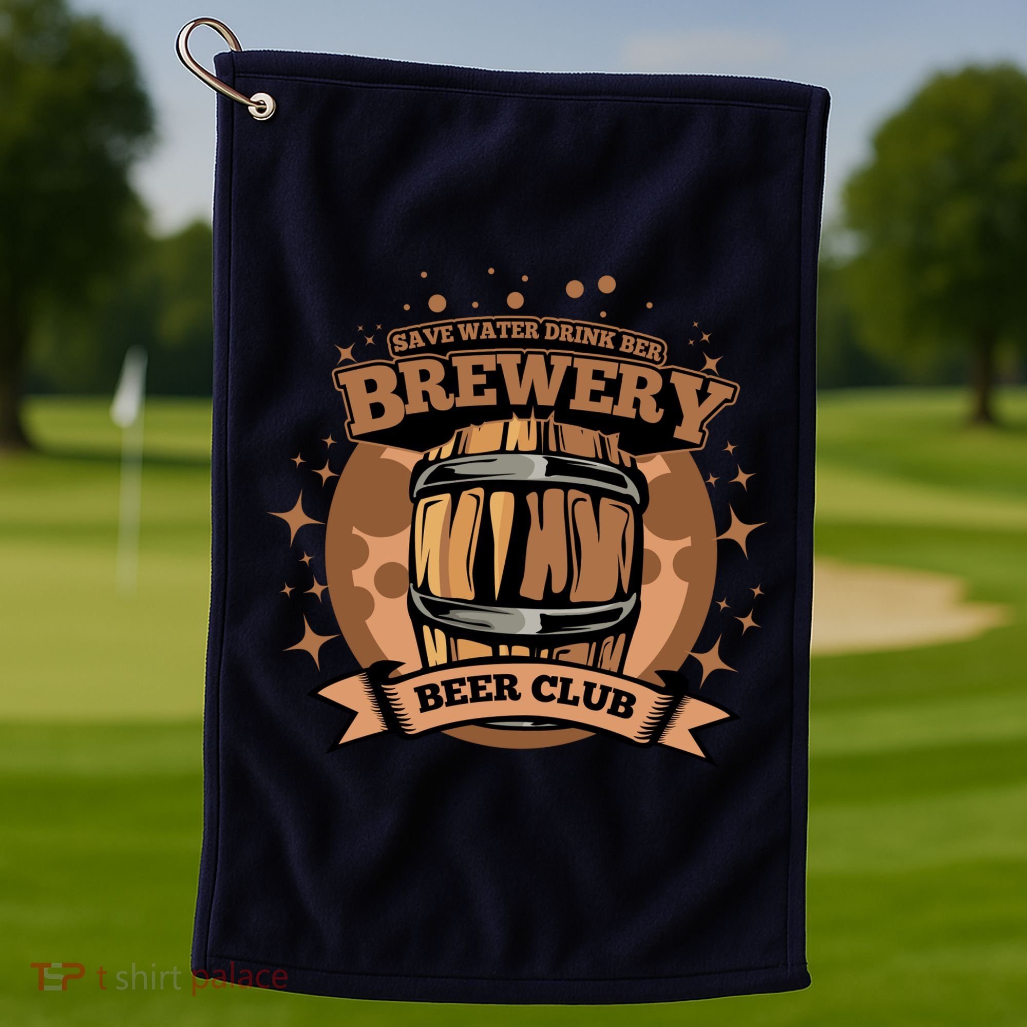 Original Craft Beer Brewery Golf Towel