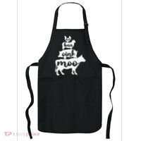 Oink Cluck Baa Moo Birthday Pig Chicken Cow Farmer Apron thumb 0