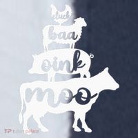 Oink Cluck Baa Moo Birthday Pig Chicken Cow Farmer Sport-Tek Competitor United Soccer Jersey thumb 4