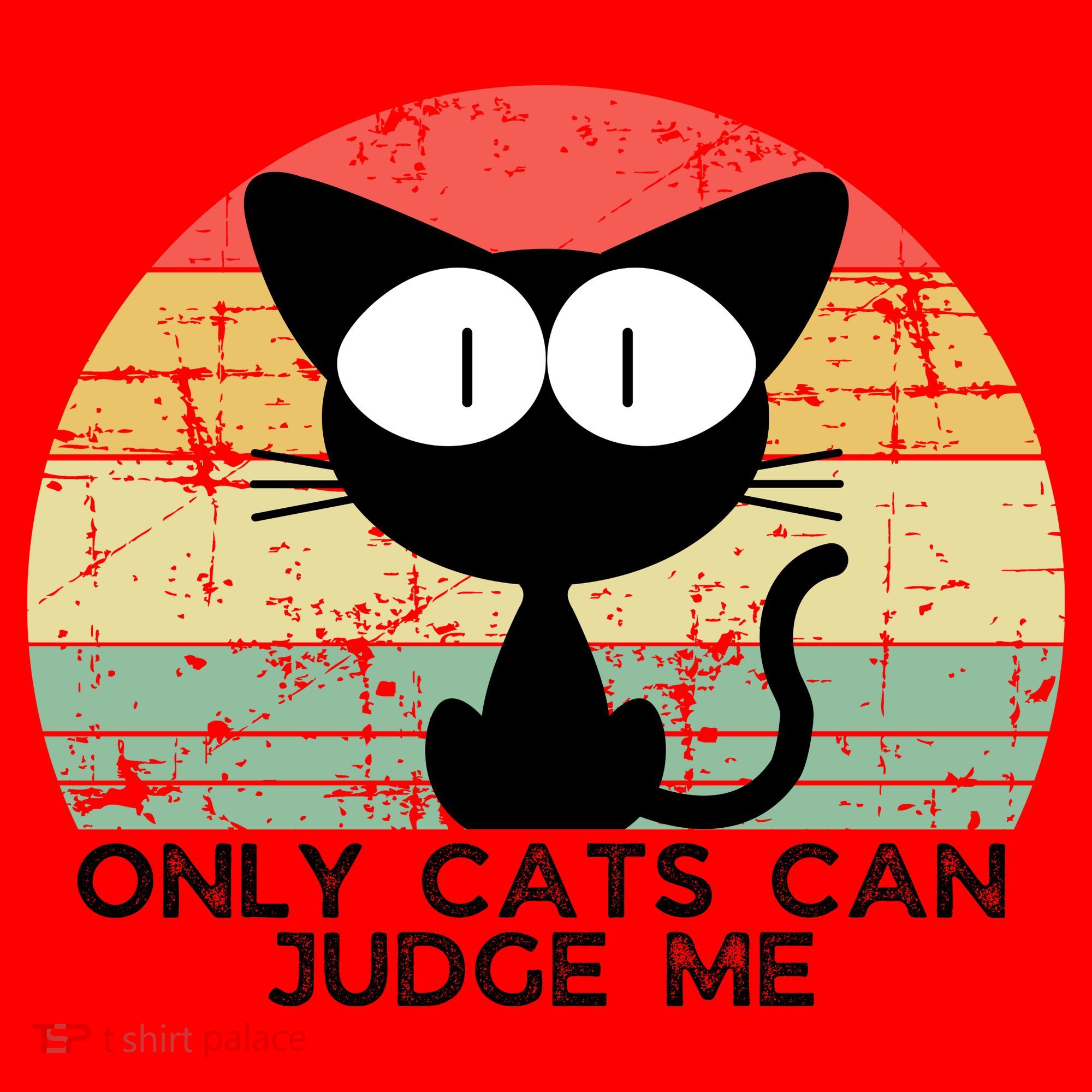 ONLY CATS CAN JUDGE ME FUNNY CAT LOVER Santa Hat