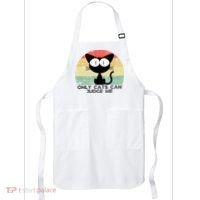 ONLY CATS CAN JUDGE ME FUNNY CAT LOVER Apron thumb 0