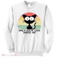 ONLY CATS CAN JUDGE ME FUNNY CAT LOVER Sweatshirt thumb 0