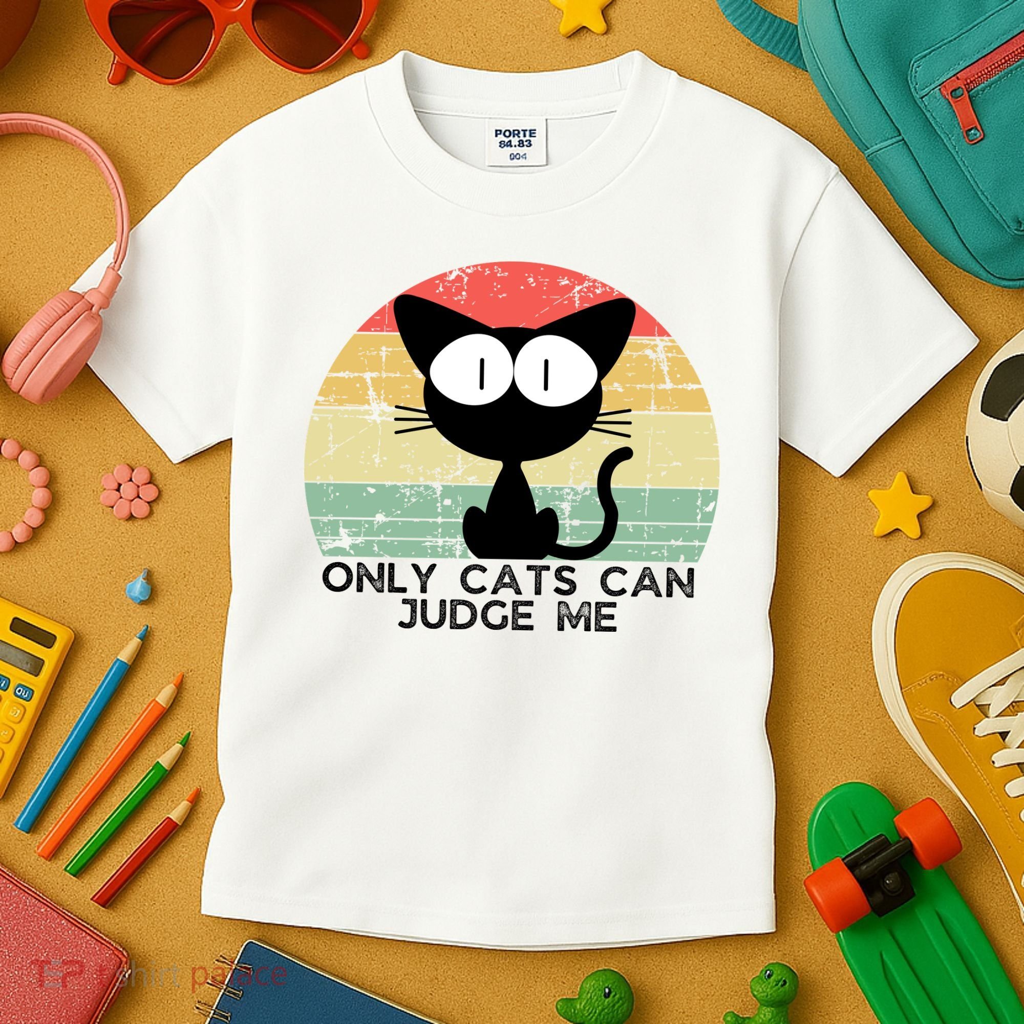 ONLY CATS CAN JUDGE ME FUNNY CAT LOVER Kids T-Shirt