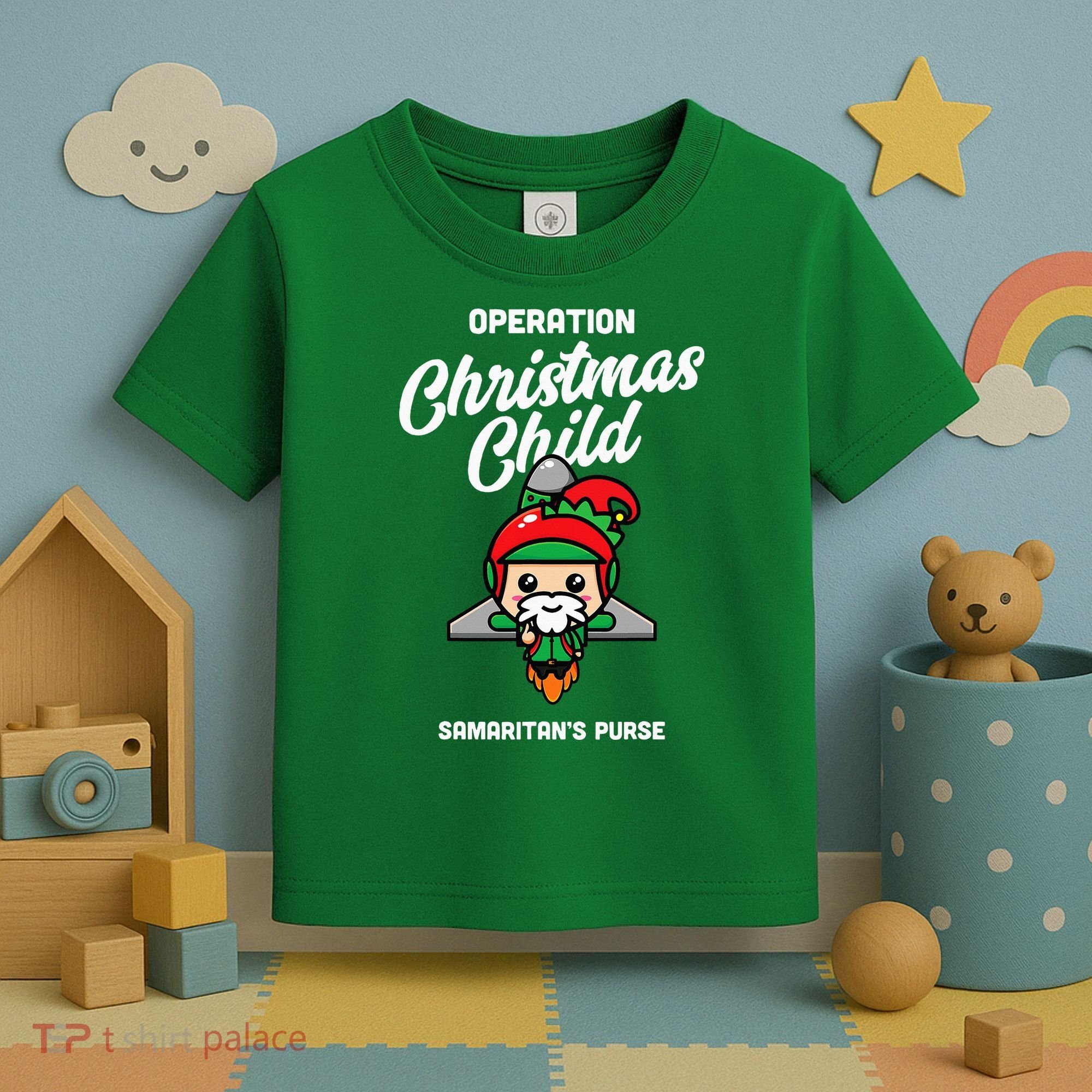 Operation Christmas Child SamaritanS Purse Christmas Xmas Toddler T-Shirt