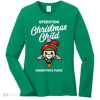 Operation Christmas Child SamaritanS Purse Christmas Xmas Women's Long Sleeve Shirt thumb 0