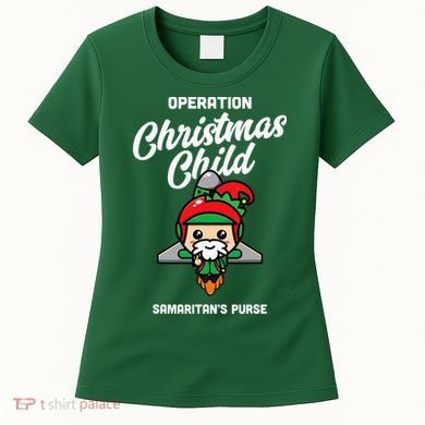 Operation Christmas Child SamaritanS Purse Christmas Xmas Women's T-Shirt