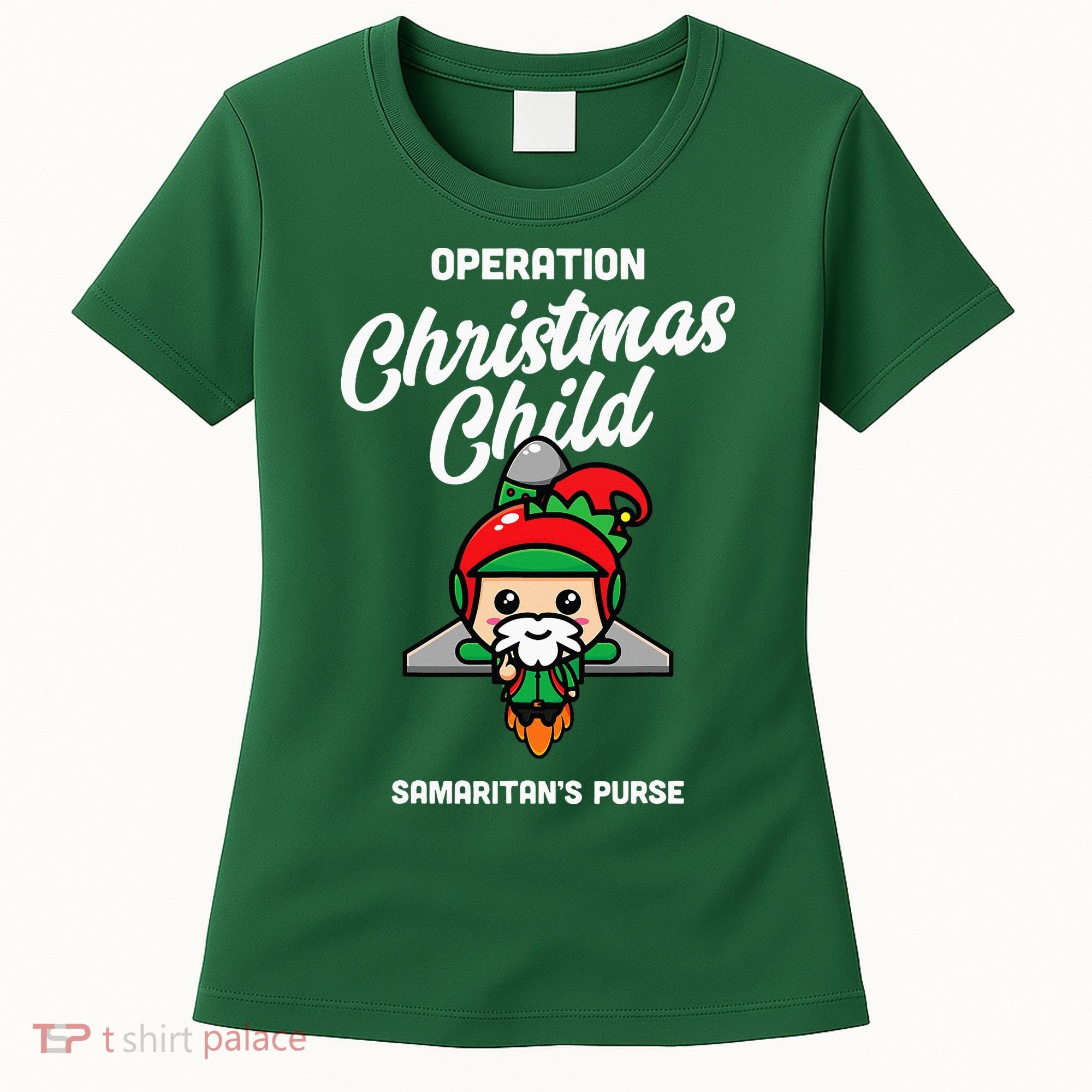 Operation Christmas Child SamaritanS Purse Christmas Xmas Women's T-Shirt