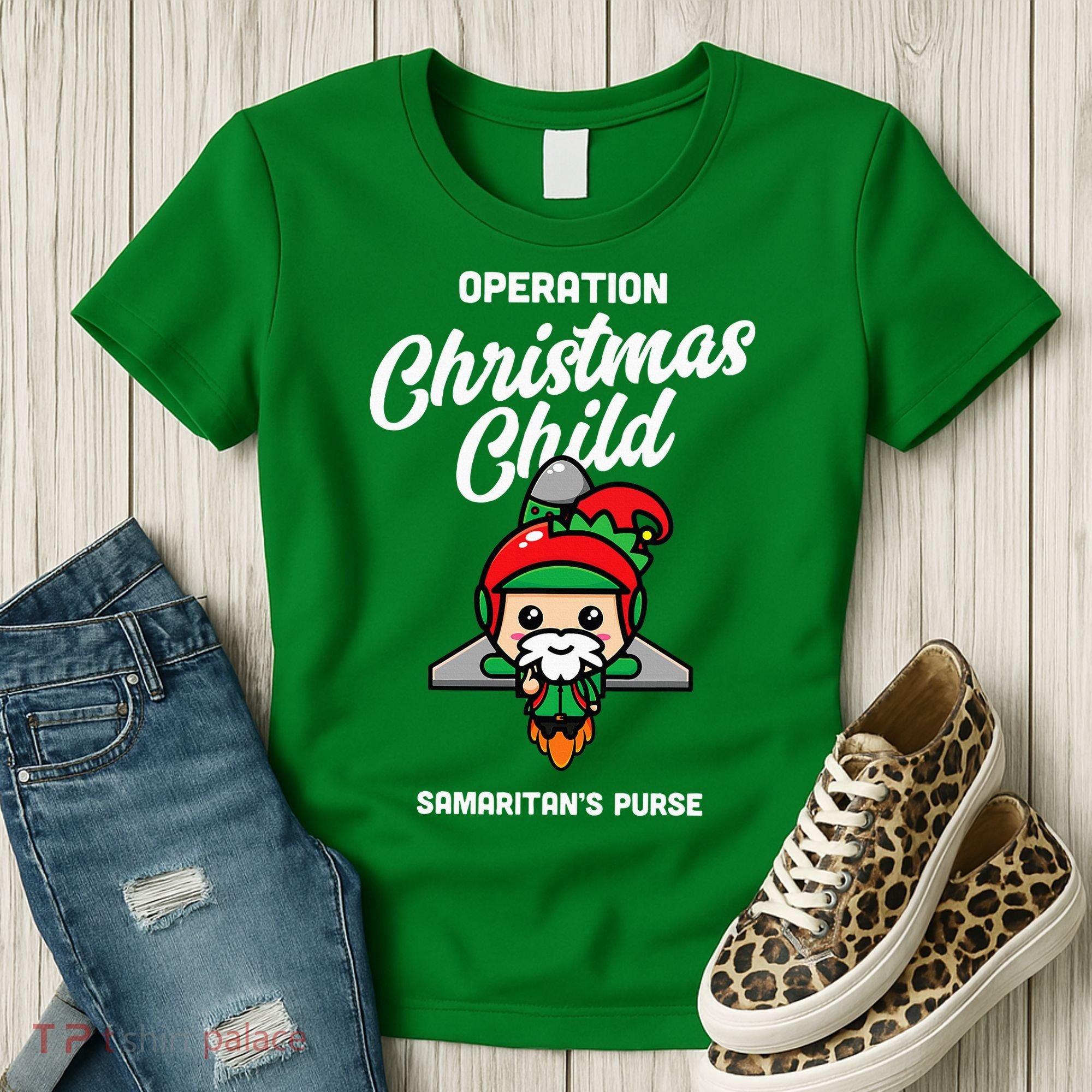 Operation Christmas Child SamaritanS Purse Christmas Xmas Women's T-Shirt
