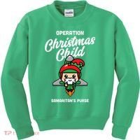Operation Christmas Child SamaritanS Purse Christmas Xmas Kids Sweatshirt thumb 0