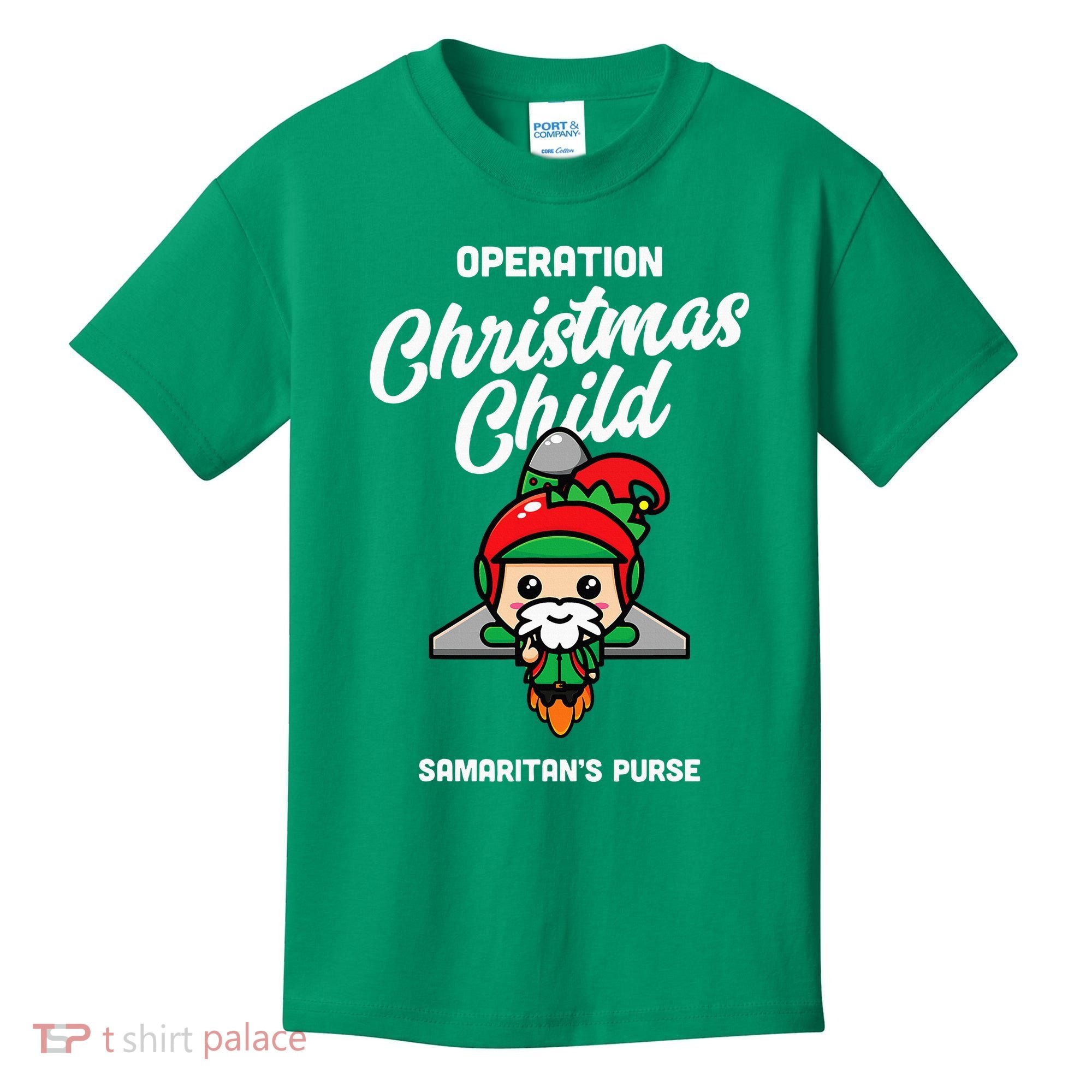 Operation Christmas Child SamaritanS Purse Christmas Xmas Kids T-Shirt