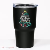 Oncology Christmas Crew Oncology Nurse Oncologist Secretary Tumbler thumb 0