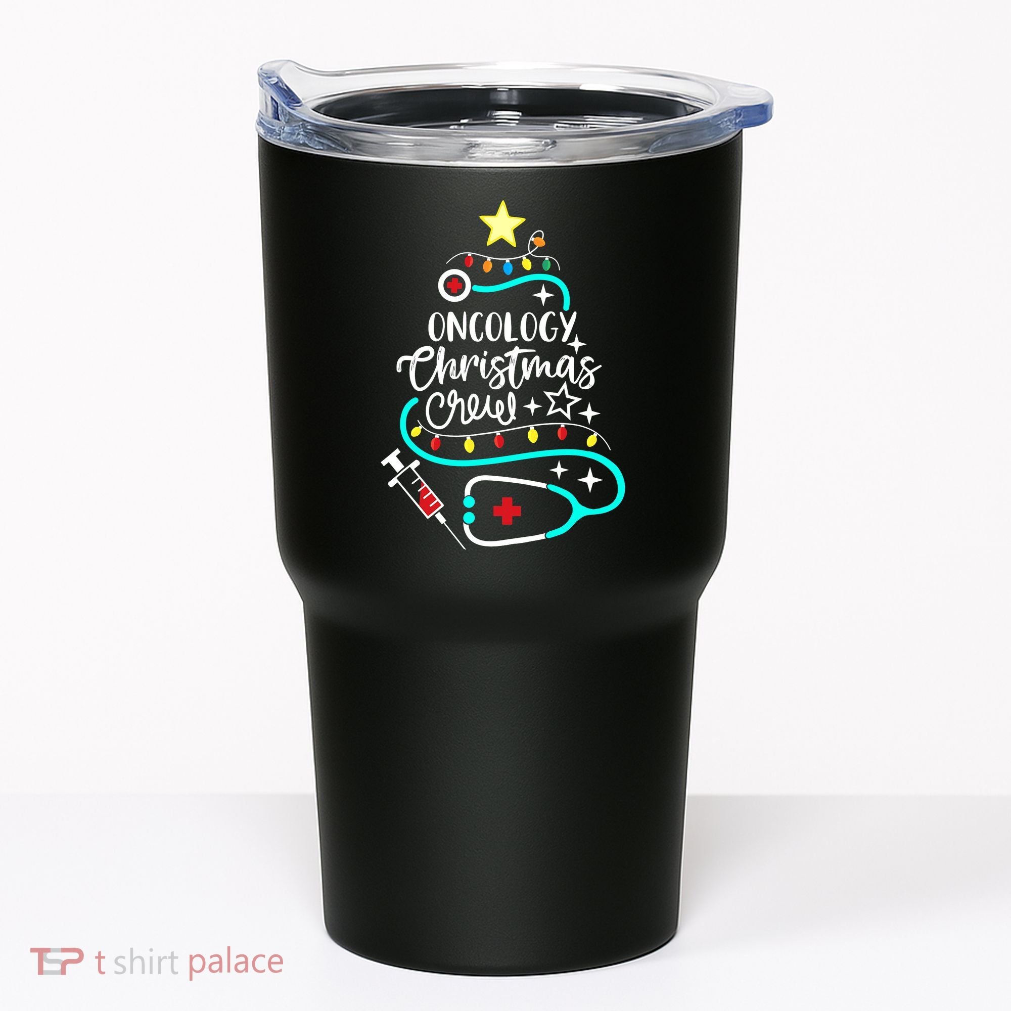 Oncology Christmas Crew Oncology Nurse Oncologist Secretary Tumbler