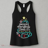 Oncology Christmas Crew Oncology Nurse Oncologist Secretary Women's Tank Top thumb 3