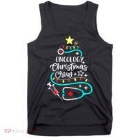Oncology Christmas Crew Oncology Nurse Oncologist Secretary Tank Top thumb 0