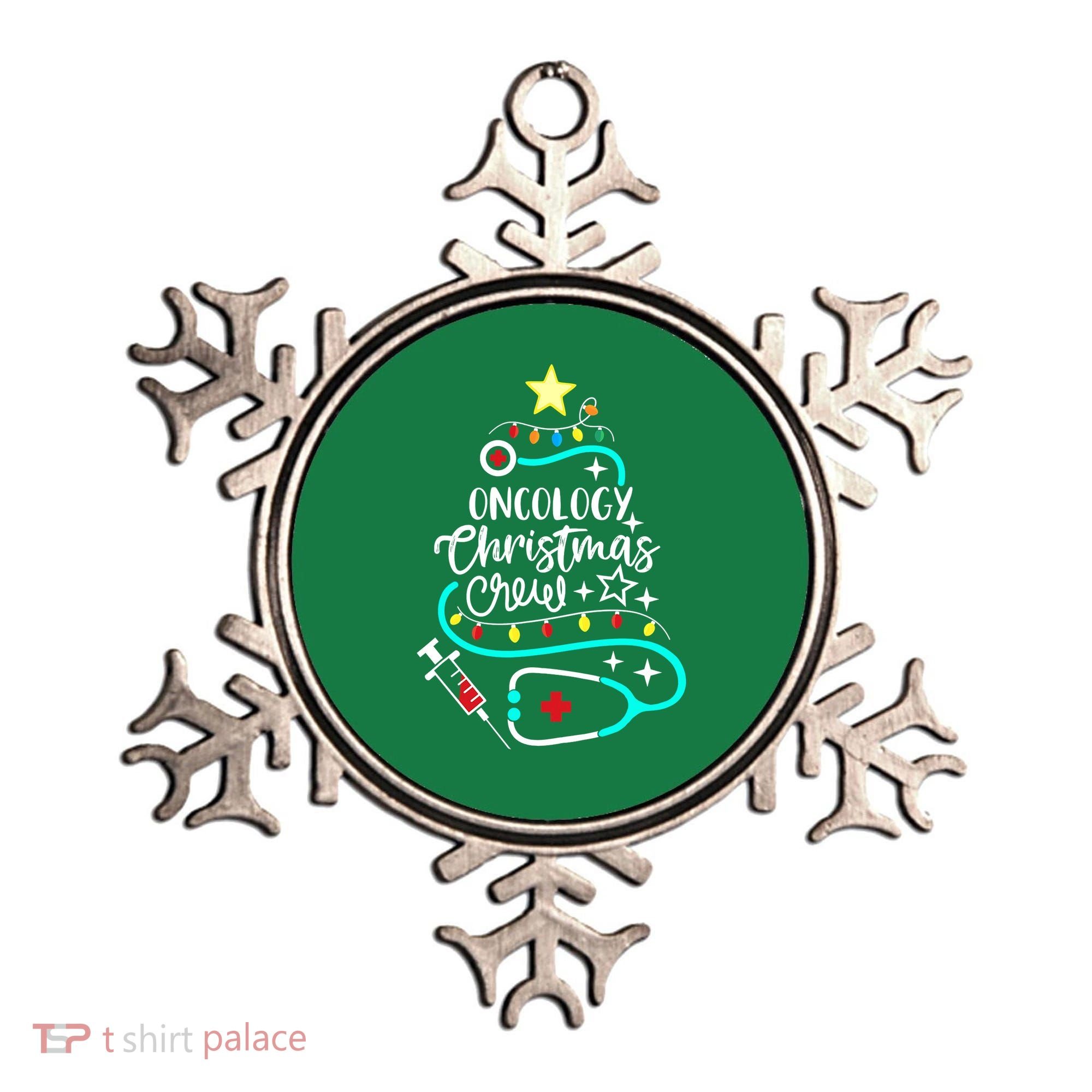 Oncology Christmas Crew Oncology Nurse Oncologist Secretary Ornament