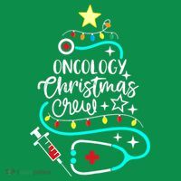 Oncology Christmas Crew Oncology Nurse Oncologist Secretary Kids Sweatshirt thumb 2