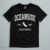 Oceanside California Ca Vintage Athletic T-Shirt thumb 5