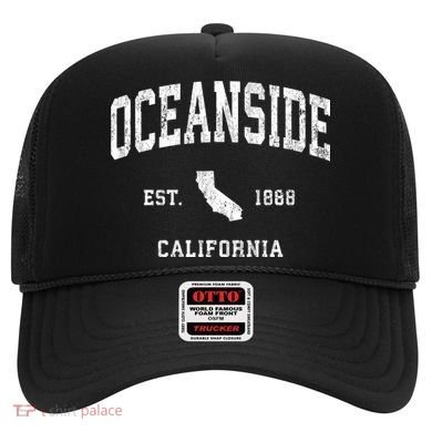 Oceanside California Ca Vintage Athletic Hat