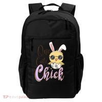 One Cute Chick With Glasses Funny Bunny Easter Day Backpack thumb 0