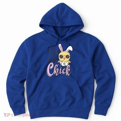 One Cute Chick With Glasses Funny Bunny Easter Day Hoodie