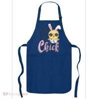 One Cute Chick With Glasses Funny Bunny Easter Day Apron thumb 0