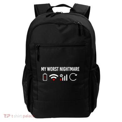 Online Clothes Computer Video Game Geek My Worst Nightmare Backpack