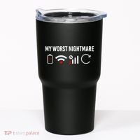 Online Clothes Computer Video Game Geek My Worst Nightmare Tumbler thumb 0
