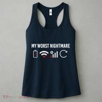 Online Clothes Computer Video Game Geek My Worst Nightmare Women's Tank Top thumb 3