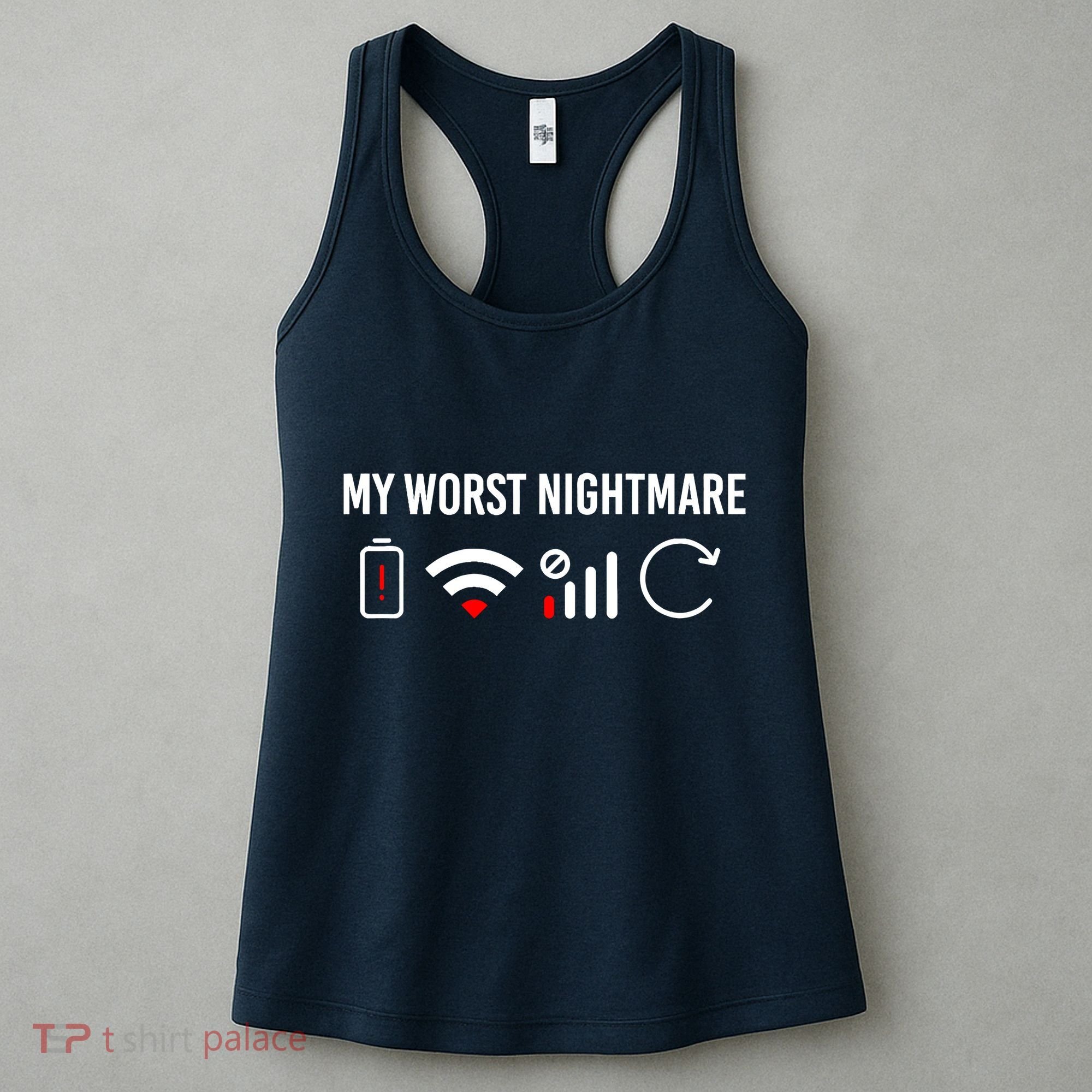 Online Clothes Computer Video Game Geek My Worst Nightmare Women's Tank Top