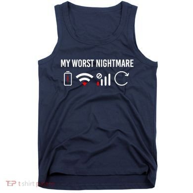 Online Clothes Computer Video Game Geek My Worst Nightmare Tank Top