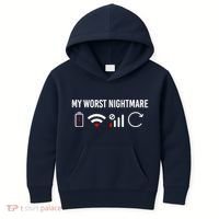 Online Clothes Computer Video Game Geek My Worst Nightmare Kids Hoodie thumb 0