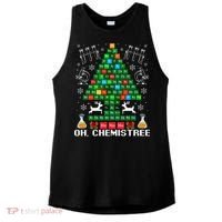 Oh Chemistree Christmas Chemistry Science Periodic Table Ladies PosiCharge Tri-Blend Wicking Tank thumb 0