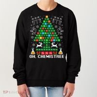 Oh Chemistree Christmas Chemistry Science Periodic Table Women's Sweatshirt thumb 0