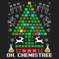 Oh Chemistree Christmas Chemistry Science Periodic Table Five-Panel Snapback Cap thumb 2
