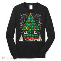 Oh Chemistree Christmas Chemistry Science Periodic Table Long Sleeve Shirt thumb 0
