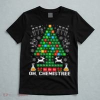 Oh Chemistree Christmas Chemistry Science Periodic Table T-Shirt thumb 5