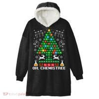 Oh Chemistree Christmas Chemistry Science Periodic Table Hooded Wearable Blanket thumb 0