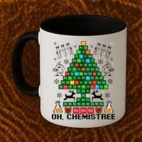 Oh Chemistree Christmas Chemistry Science Periodic Table Coffee Mug thumb 2