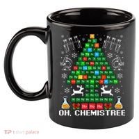 Oh Chemistree Christmas Chemistry Science Periodic Table 11oz C Handle Ceramic Mug thumb 2