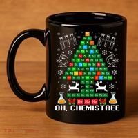 Oh Chemistree Christmas Chemistry Science Periodic Table 11oz C Handle Ceramic Mug thumb 4