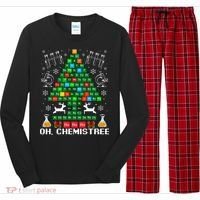 Oh Chemistree Christmas Chemistry Science Periodic Table Long Sleeve Pajama Set thumb 0