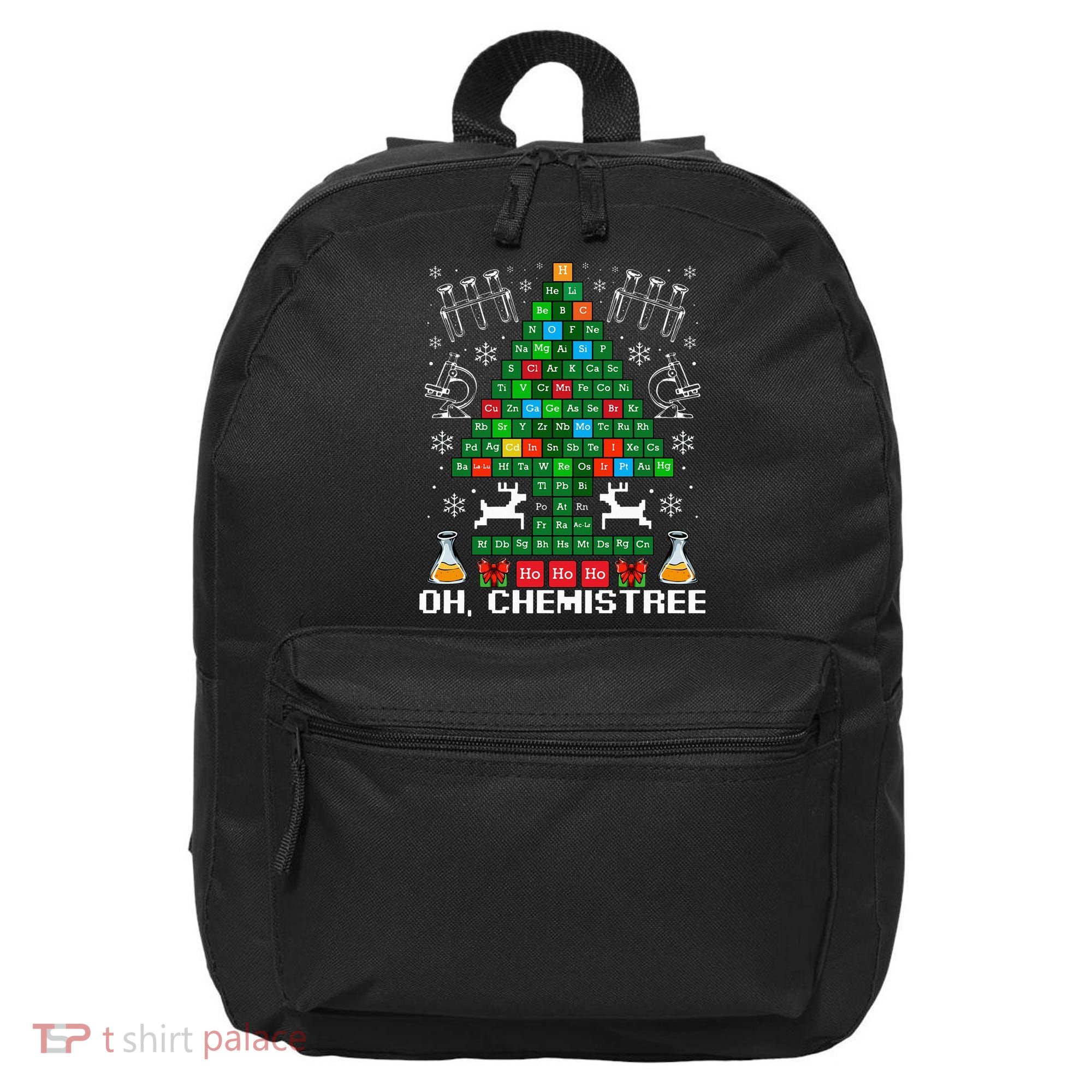 Oh Chemistree Christmas Chemistry Science Periodic Table 16 in Basic Backpack