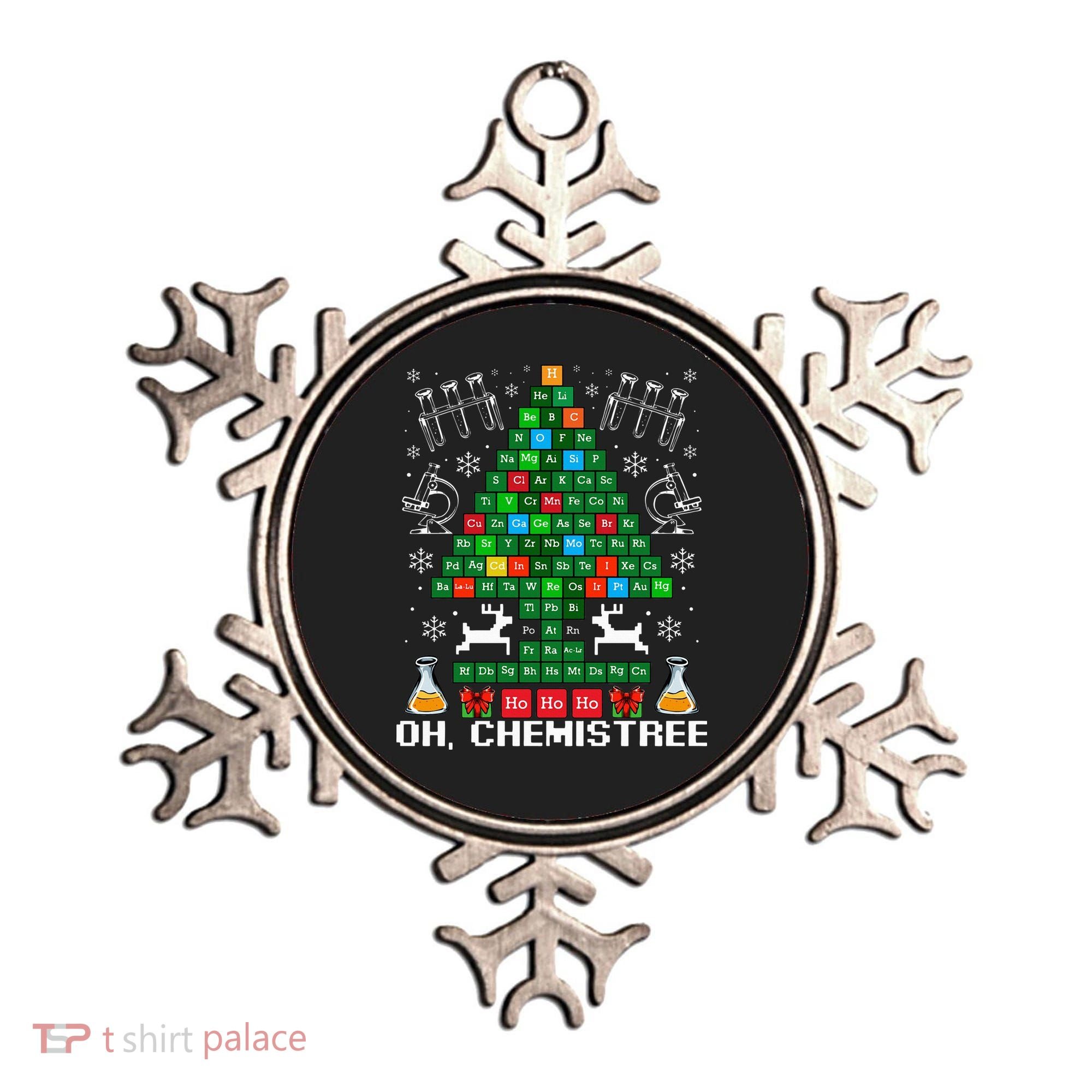Oh Chemistree Christmas Chemistry Science Periodic Table Ornament