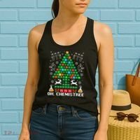 Oh Chemistree Christmas Chemistry Science Periodic Table Women's Tank Top thumb 2
